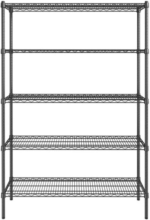 5-Tier Metal Adjustable Garage Storage Shelving Unit by [Brand Name] - Freestanding Wire Design (36 in. W x 72 in. H x 14 in. D)