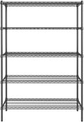 5-Tier Metal Adjustable Garage Storage Shelving Unit by [Brand Name] - Freestanding Wire Design (36 in. W x 72 in. H x 14 in. D)