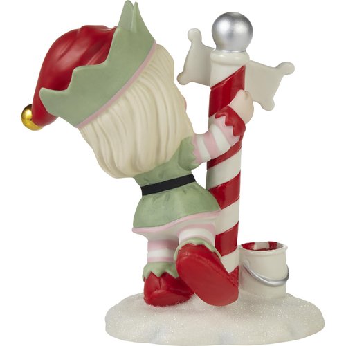 Precious Moments 231013 Greetings from The North Pole Annual Elf Bisque Porcelain Figurine