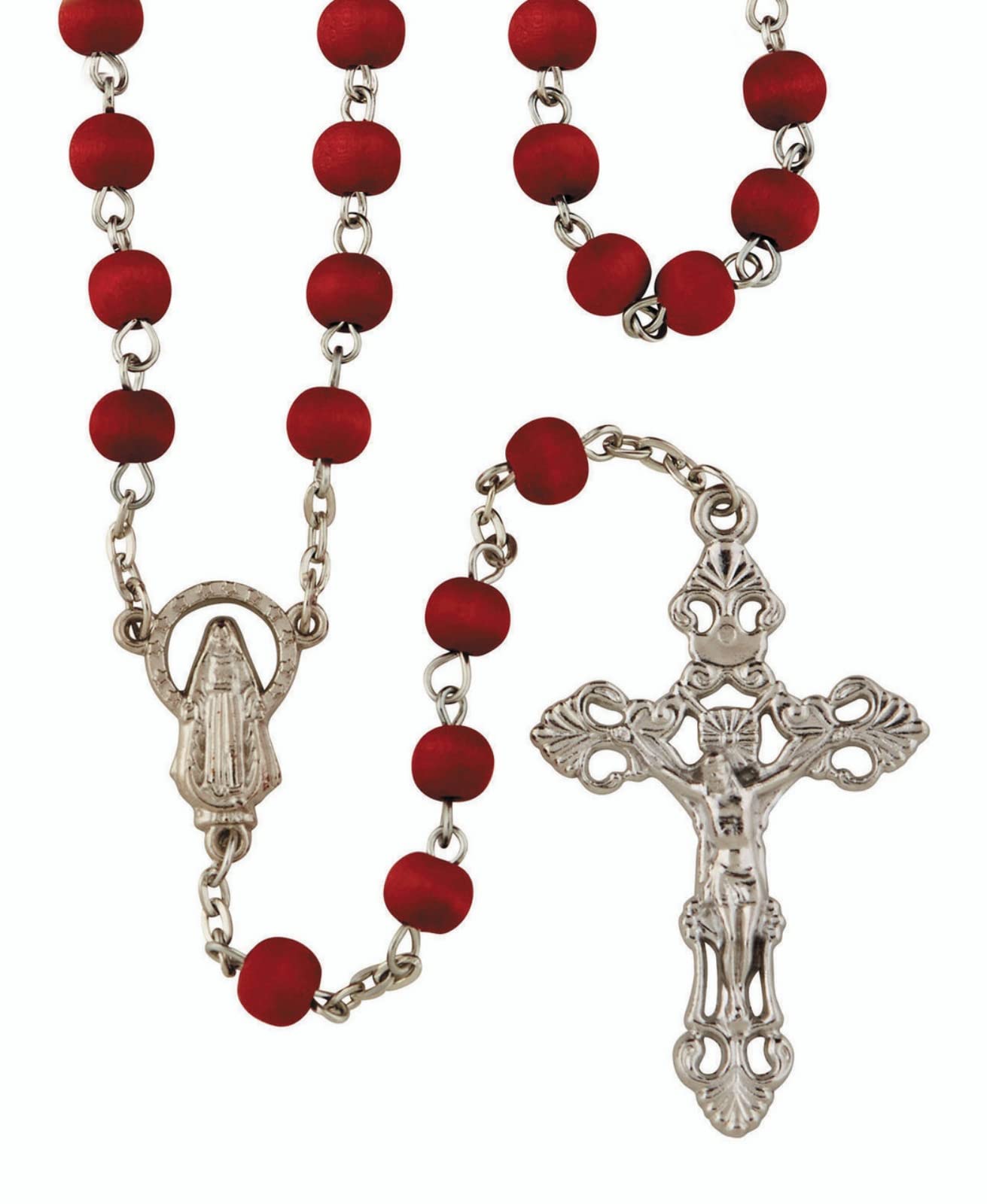 7mm Rose Scented Wood Rosary