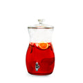 Style Setter Glass Beverage Dispenser for Countertop - 2.7 Gallon Large Glass Drink Dispenser w/Spigot & Lid - Party Drink Dispenser for Sweet Tea Lemonade Punch Water, Juice Dispensers for Parties