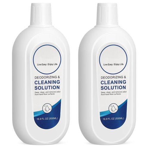 VILLAPOOL 2 Pack Floor Cleaning Solution for Tineco and Robot Vacuums with Mopping, Deep Cleans Multiple Hard Floors for iFLOOR Series, FLOOR ONE S3 / S5 / S6 / S7 / S9 Artist Series Wet Dry Vacuum