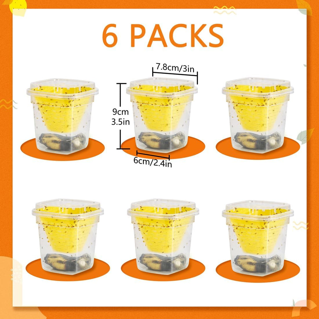 Reusable Fruit Fly Trap by [Brand Name] - Non-Toxic & Safe for Kids and Pets | Easy Kitchen & Home Use