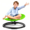 UIIKOLB Spinning Chair for Autistic Kids - Sensory Swivel Seat with 220 lbs Weight Capacity & Non-Slip Base, Improves Balance & Coordination, Sit and Spin Sensory Toy for ADHD/Autism, Ages 3+ (Green)
