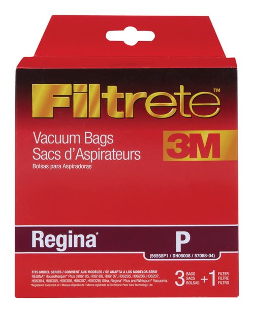 3M Filtrete Vacuum Bag For attaches to vacuum 3 pk