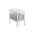 Halo Mini Crib Breathable Mesh Liner, Classic 3mm Mesh, Gray, Size 4M Covers 4 Sides FITS MINI Cribs with 38x24” Mattress ONLY