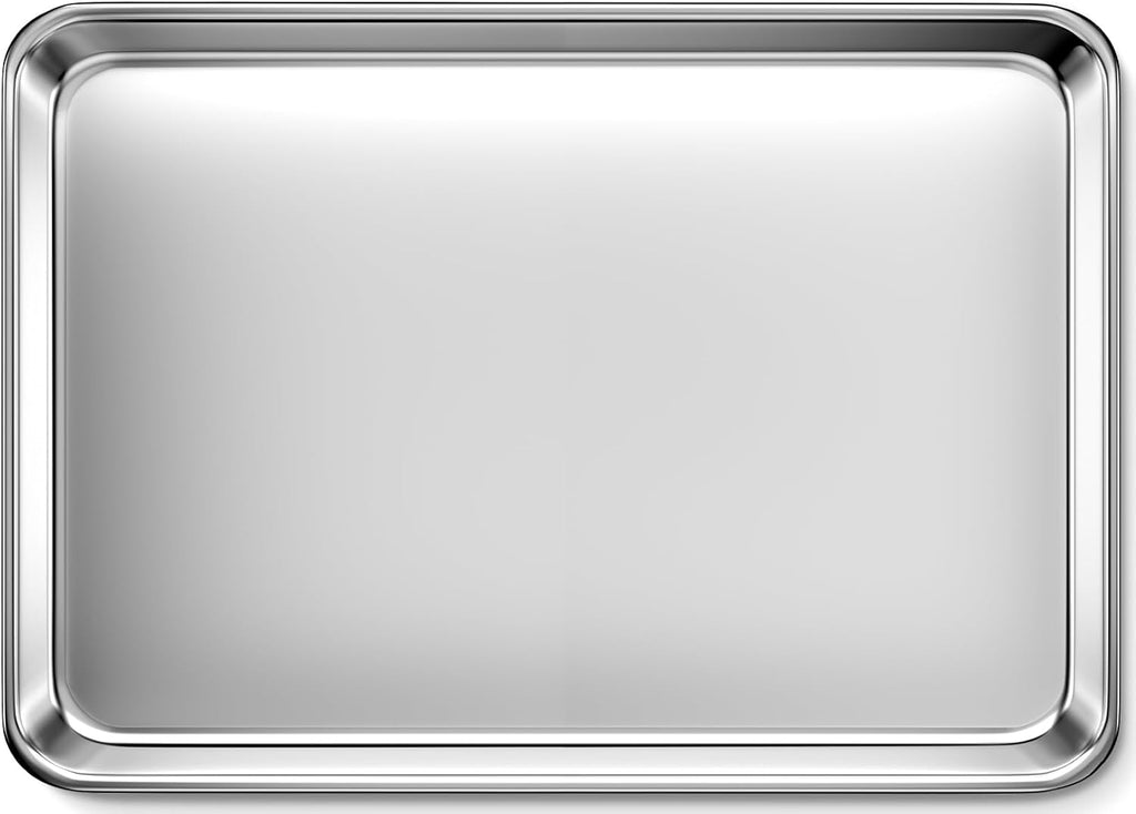Skiennix Extra Large Stainless Steel Baking Sheet - Heavy Duty Nonstick Oven Tray (20" x 14" x 1")