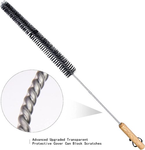 26 Inch Lint Brush by Skiennix - Flexible Vent Trap Cleaner for Laundry Room & Washer Dryer