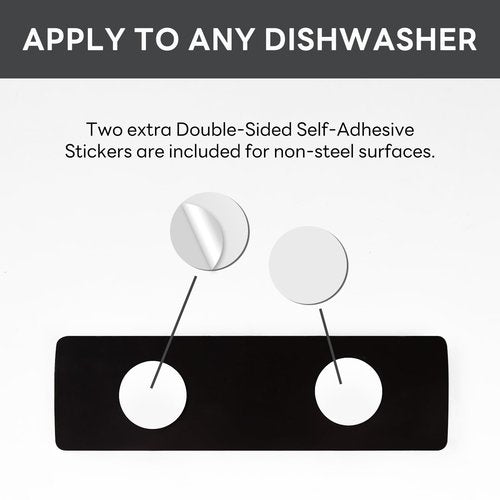 KitchenTour Dishwasher Magnet Clean Dirty Sign, Strong Magnet Clean Dirty Sign for Dishwasher, Farmhouse Wood Design Non-Scratch Dish Washer Indicator Kitchen Decor, Silver