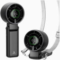 Aecooly Portable 3-in-1 Handheld Fan - USB Rechargeable Mini Fan with 22H Max Cooling Time | Black