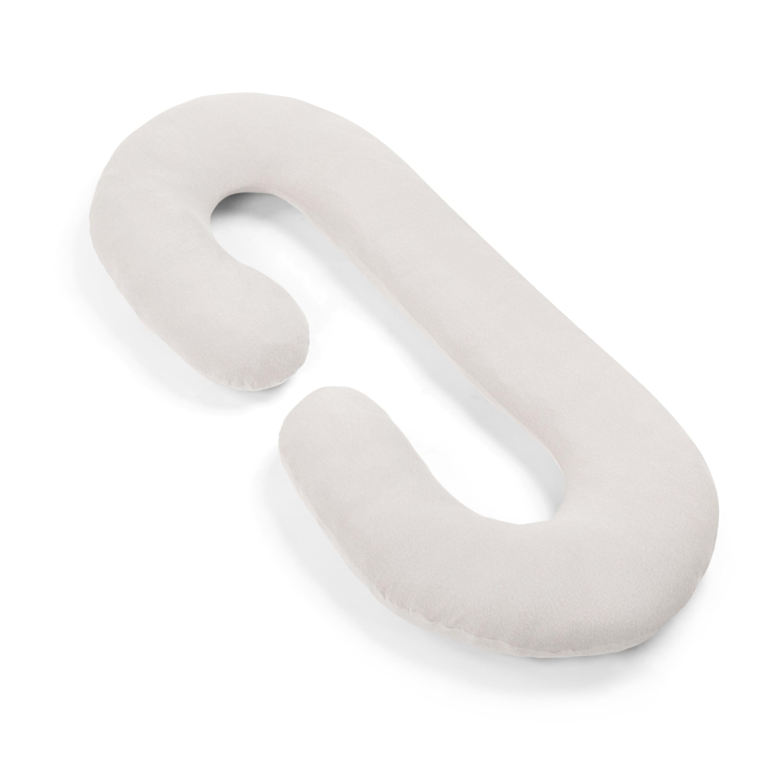 Regalo C Shaped Pregnancy Pillow for Sleeping, Full Body Maternity Pillow with Removable Cover, Support for Back, Belly, Hips & Legs, Body Pillow for Side Sleepers, Gray