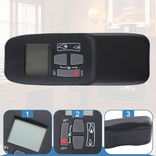 G6R-H3T5 Radio Remote Control - Compatible with RH Peterson/Real Fyre, Valor, Empire, Element 4 Gas Fireplaces for Maxitrol G6R-R3AM Control Module Receiver Replace# R11576 AT-01V-2 4001910 4001038