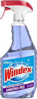 Windex Glass Cleaner Spray - Ammonia-Free Formula in 23 Fl Oz | Eco-Friendly Coastal Plastic