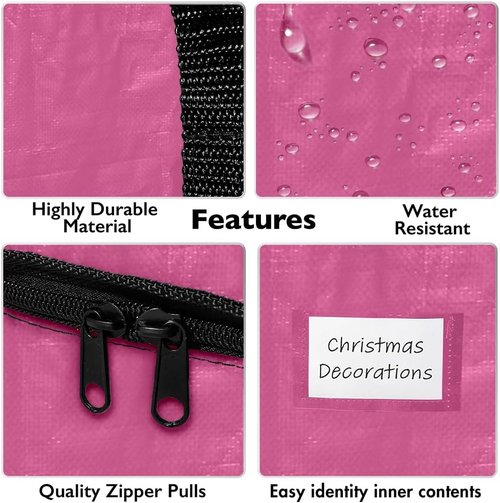 ClearSpace Oversized Moving Bags - Heavy-Duty Storage Bags with Backpack Straps & Zippers | 8 Pack for Easy Packing