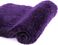 Walensee Non-Slip Bath Mat - Soft Microfiber Shaggy Rug | Water Absorbent, Machine Washable (16 x 24, Dark Purple)