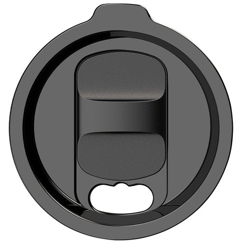 Pusee Slide Lid Replacement for 14oz Self-Heating Coffee Mug, Spill Proof Cup Lid Covers Compatible for 14oz Smart Mug, Easy to Clean and BPA-Free Plastic Cups Lid (Black)
