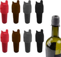 8 Pcs Silicone Wine Stopper, Reusable Wine Stoppers For Wine Bottles, Keep Wine Fresh,Suitable For Family Use(4 Colors)