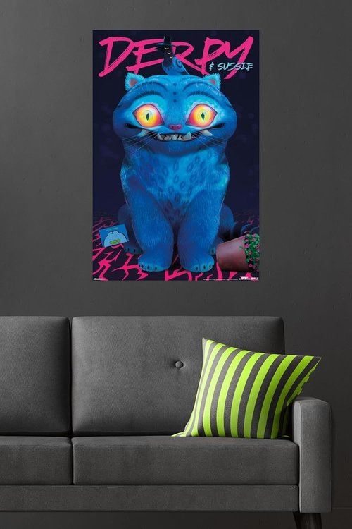Netflix KPop Demon Hunters Wall Poster - Derpy & Sussie Design, Unframed 34L x 22.4W