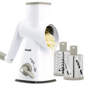Geedel Rotary Cheese Grater Hand Crank, Cheese Shredder Nuts Grinder With 3 Interchangeable Blades, Kitchen Rotary Grater For Cheese, Vegetables, Nuts, etc