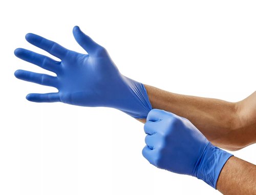 Cardinal Health™ Flexal Touch Nitrile Exam Gloves Blue, Large, Box of 250