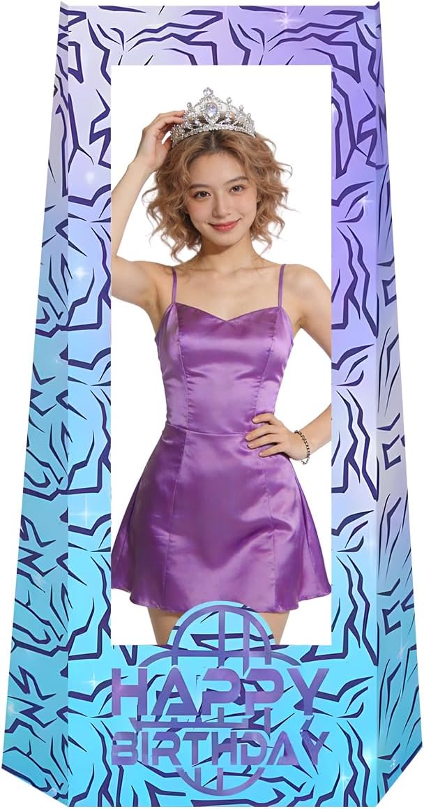Purple Demon | 4.9 Ft Tall Life-Size Cardboard Stand-In | Perfect for Themed Parties & Photo Booths