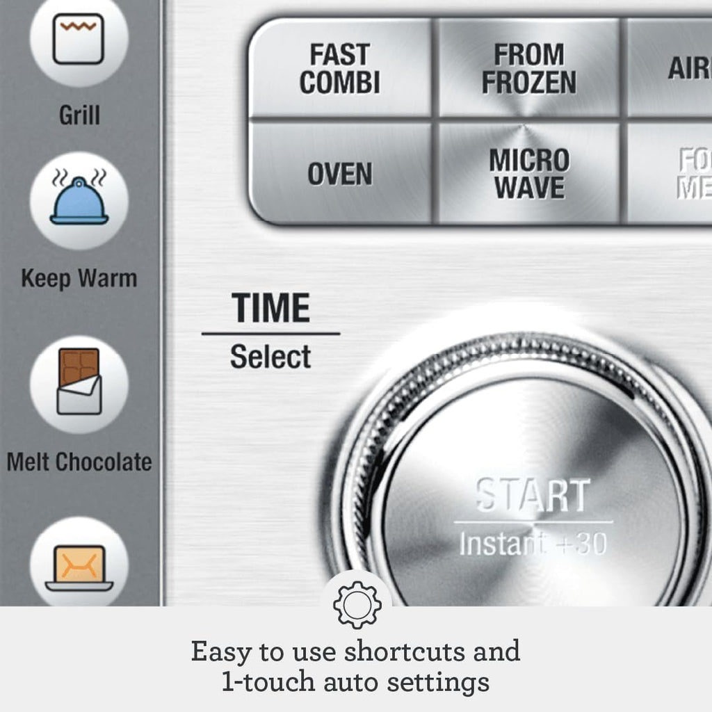 Breville Combi Wave 3-in-1 Microwave - Air Fryer & Convection Oven in Brushed Stainless Steel