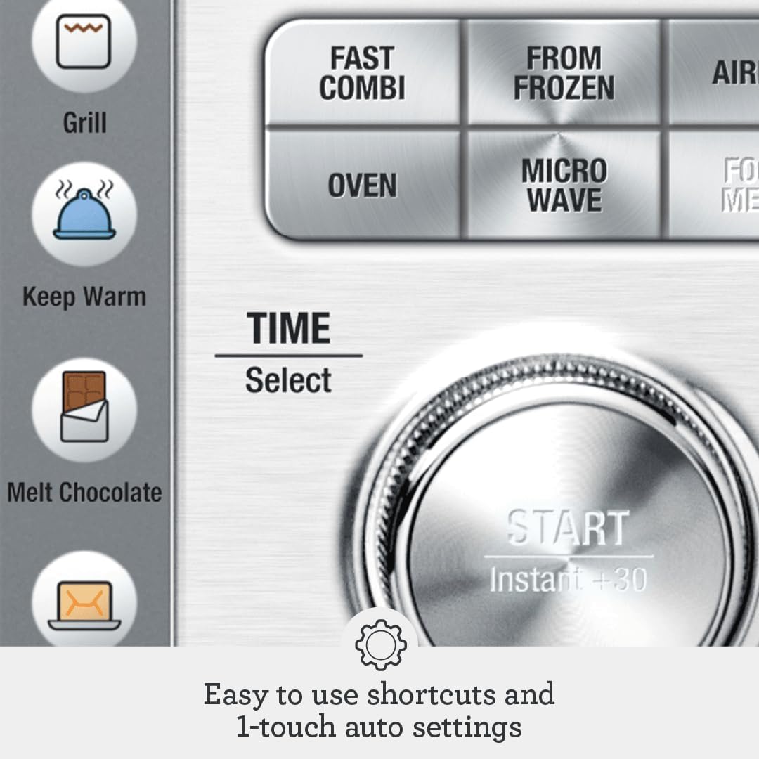 Breville Combi Wave 3-in-1 Microwave - Air Fryer & Convection Oven in Brushed Stainless Steel