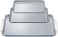 Caraway Non-Stick Ceramic Baking Sheet Trio - Non-Toxic & PTFE Free - Large 18x13", Medium 15x10", Small 9x13" - Slate