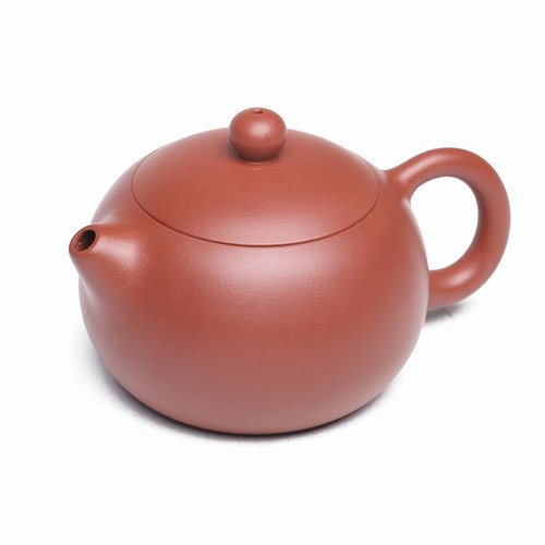 SILINE Fine Yixing Clay Teapot Series,Chinese Genuine Handmade Tea Pot 7.8 Oz with Filter,Infuse Brew Kungfu Tea Maker (Xishi,Yixing Zhuni Red Clay)