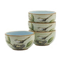 Fitz & Floyd Fitz and Floyd Toulouse Small Fruit Bowls, Set of 4, 5-Inch, Green