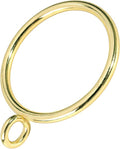 44 Pack Metal Curtain Rings by [Brand Name] - Eyelet Drapery Rings for Pinch Pleat Curtains | 1.5 Inch ID, Gold