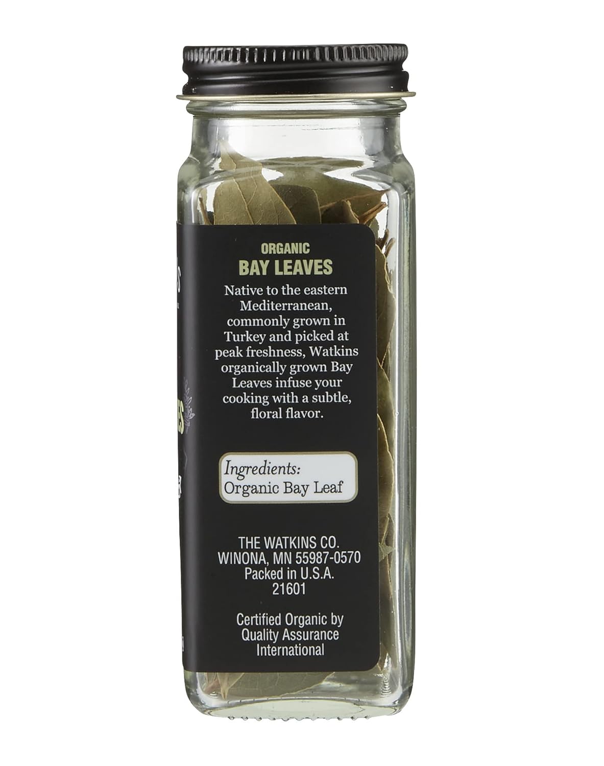 Watkins Gourmet Organic Bay Leaves Spice Jar - 0.17 Ounce, Pack of 3 | Premium Flavor Enhancer