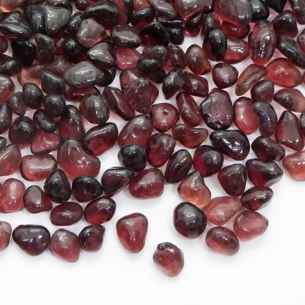 0.89LB Purple Aquarium Glass Stones Sea Glass Pebbles Fish Tanks Decorations Aquarium Gravel Fish Tank Rocks, Glass Gems Stones Beads Pebbles Rock Sand for Vase Filler Fish Turtle Tank Decorations