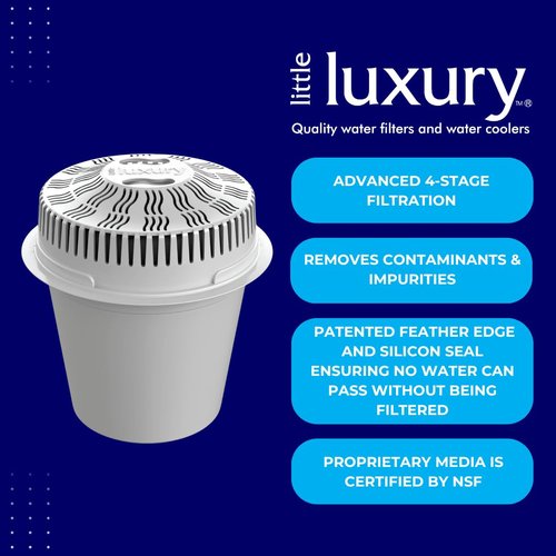 Little Luxury Vitality, Replacement Filters for Water Coolers and Non Cooling Dispensers, 3-Pack
