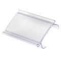 Akro-Mils 29308 Clear Protective Plastic Flat Label Holders for Wire Shelving Retail Display and Warehouses, (25-Pack)