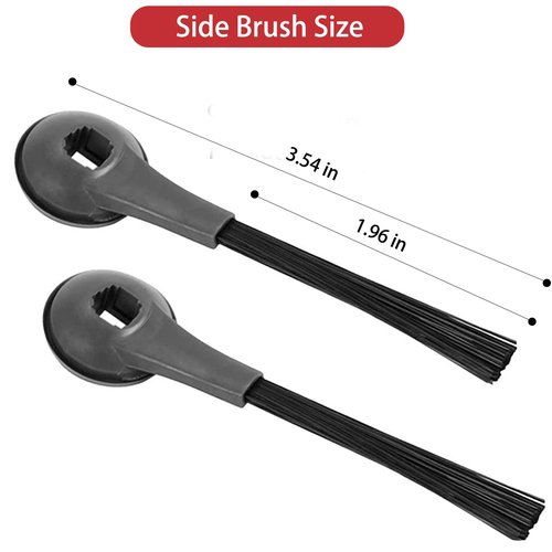 Side Brush for Shark AI AV2501S, AV2501AE, AV2511AE, RV2502AE, RV2520AOUS, AV2510AOUS Robotic Vacuum Cleaner Replacement Parts - 8 Pack