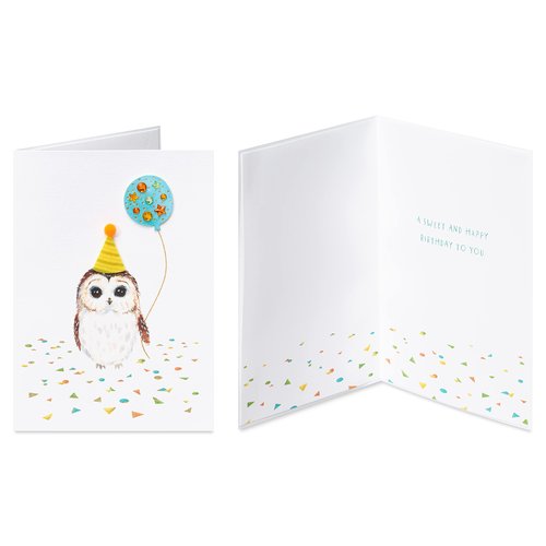 Papyrus Deluxe Boxed Birthday Card Assortment, Bright Birthday (4-Count)
