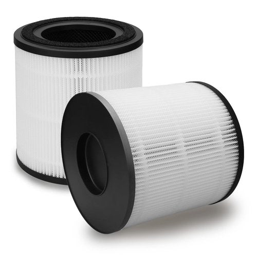 2 Pack 3389 Filter Replacement Compatible with BISSELL for MYair + and for MYair HUB 2905A & 3179A, Part Number 3389 (3-in-1 Replacement Filters), NOT for 2780A, 2780, 27809, 3139A (Black)