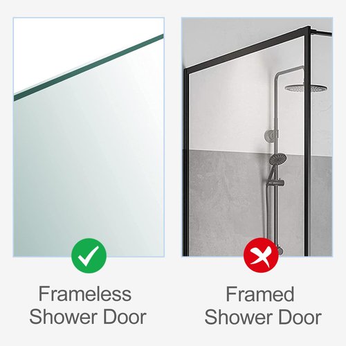 Taozun Shower Door Hooks, 3-Pack Towel Hooks for Bathroom Frameless Glass Door, Shower Squeegee Hook, Silver, Stainless Steel