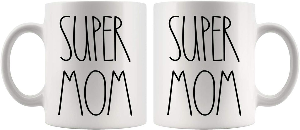 Super Mom Coffee Mug | Best Mom Ever Gift - Perfect for Birthdays & Mother's Day - 11oz