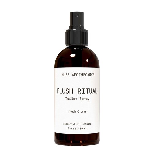 Muse Apothecary Flush Ritual - Refreshing Toilet Spray with Natural Essential Oils | 2 oz Citrus Scent