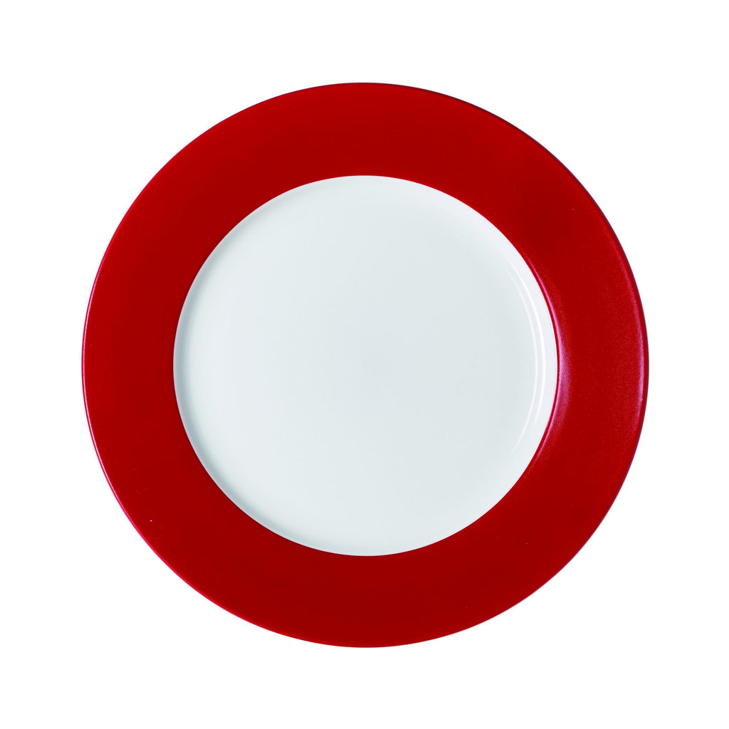 Pfaltzgraff Kenna Red 16-Piece Porcelain Dinnerware Set, Service for 4