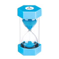 YLTIMER Hourglass Sand Timer 5 Minute, Plastic Unbreakable Hexagon Hourglass Sand Clock 5 Min, Reloj De Arena 5 Minutos, Colorful Hour Glass Sandglass for Classroom Games Kitchen (Blue)