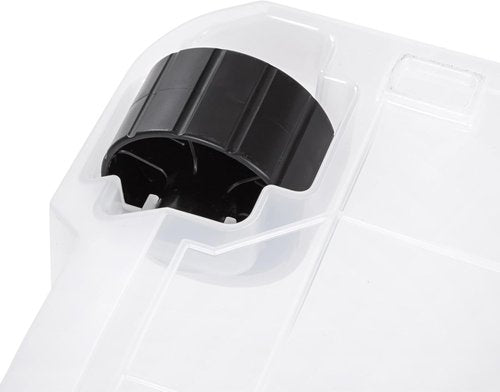 IRIS USA WeatherPro Storage Bins - 103 Qt BPA-Free Plastic Tote with Lids, Stackable & Nestable - Clear/Black (2 Pack)