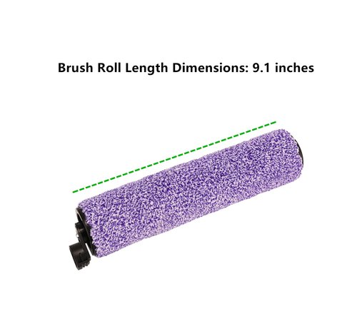 Cherimo Replacement Brush Roller Compatible with Shark WD101,WD201 HydroVac XL 3-in-1 Vacuum Cleaner (Pack of 2)