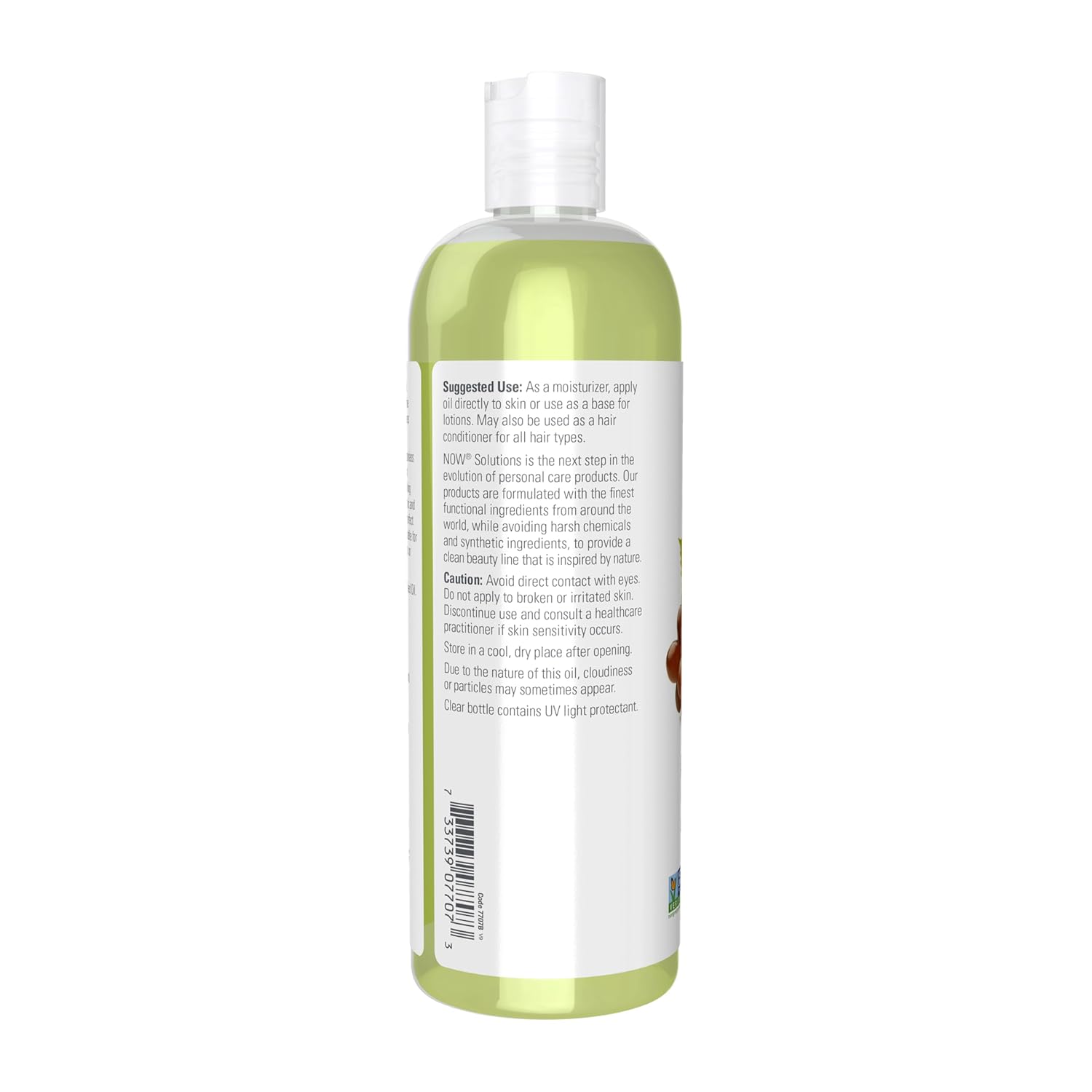 NOW Foods Grapeseed Oil - Light Silky Moisturizer for Sensitive Skin | 16 oz (Pack of 2)