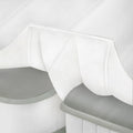 Nqdrax 3-in-1 Bed Bridge Twin to King with Fitted Sheet|Split King Gap Filler for Adjustable Bed| 78"x 75"|White (Patent Licensing)