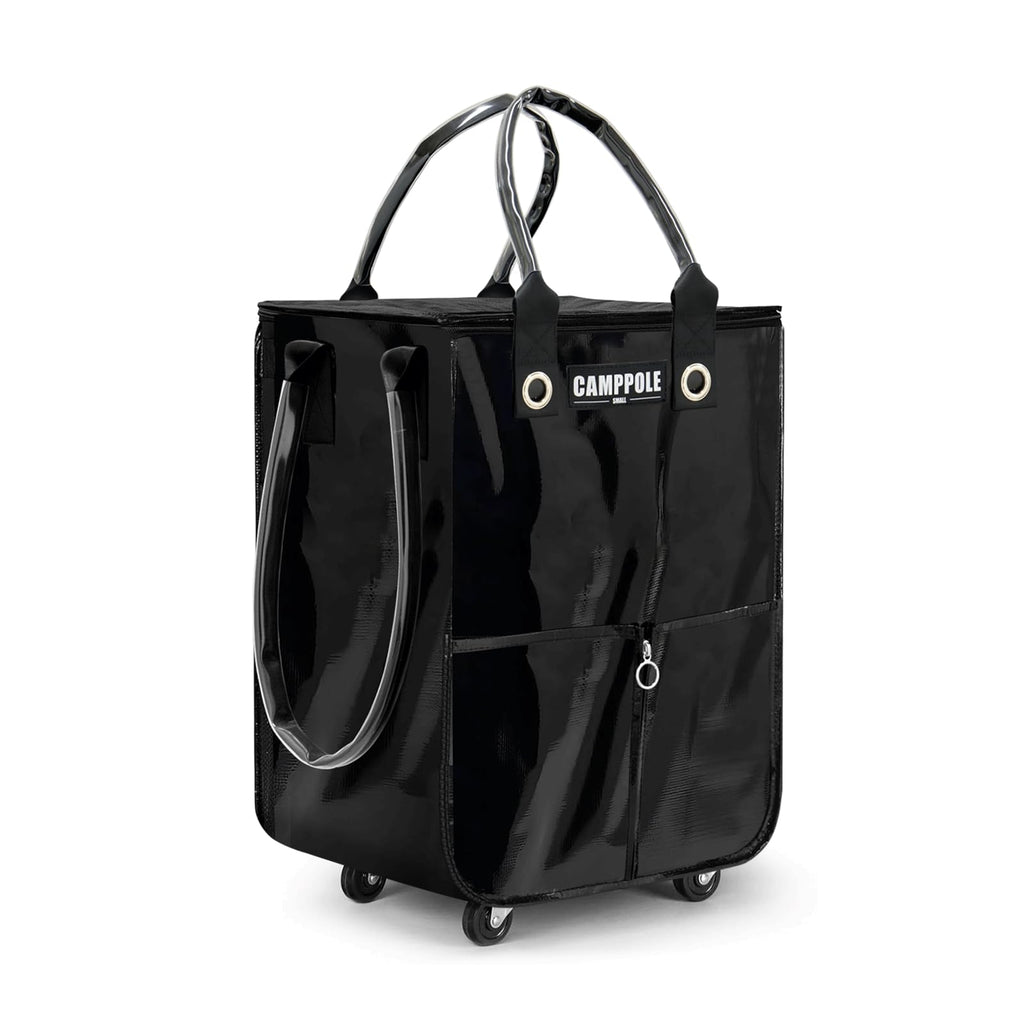Reusable Grocery Bag On Wheels, Shopping Carts for Groceries, Lightweight Rolling Tote, Folding Grocery Cart Carries Up to 66 lb, Water-Proof Bag for Moving, Travel, Camping, Small