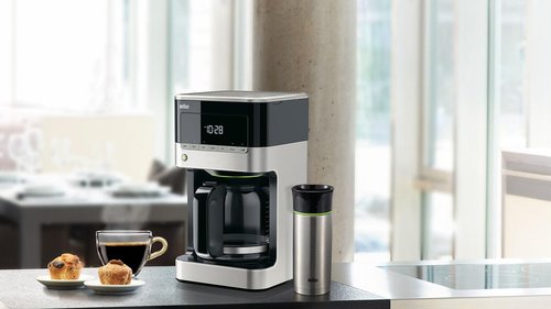 Braun Thermal Travel Coffee Mug, Black