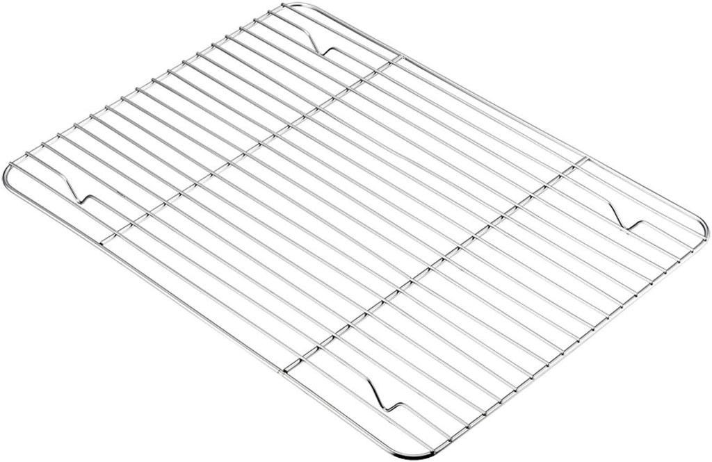 TeamFar Baking Sheet Set - Stainless Steel Cookie Tray with Cooling Rack | Non-Toxic & Dishwasher Safe